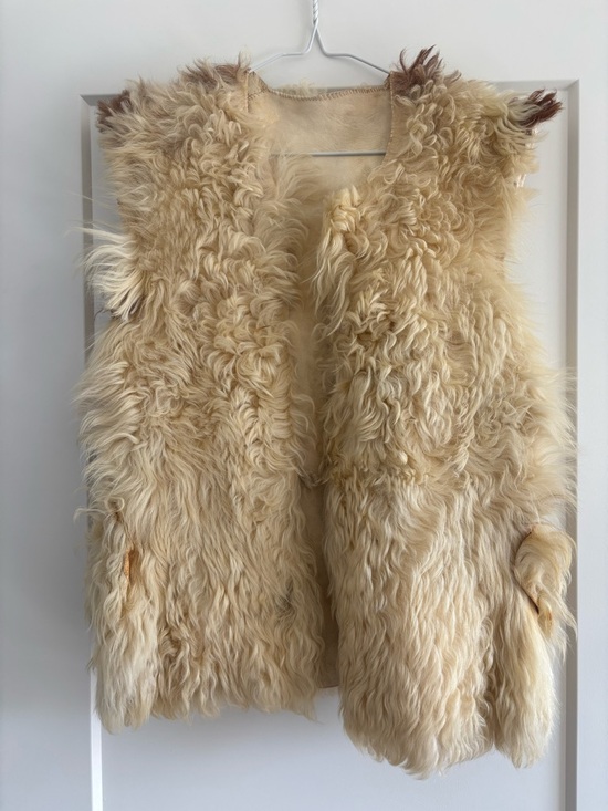 Jackets & Blazers - Handmade vintage fur vest